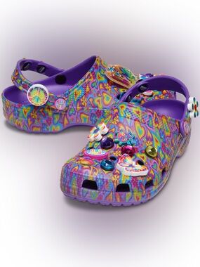 Lisa Frank Purple Crocs